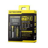 Nitecore Intellicharger D2 LCD Battery Charger with box